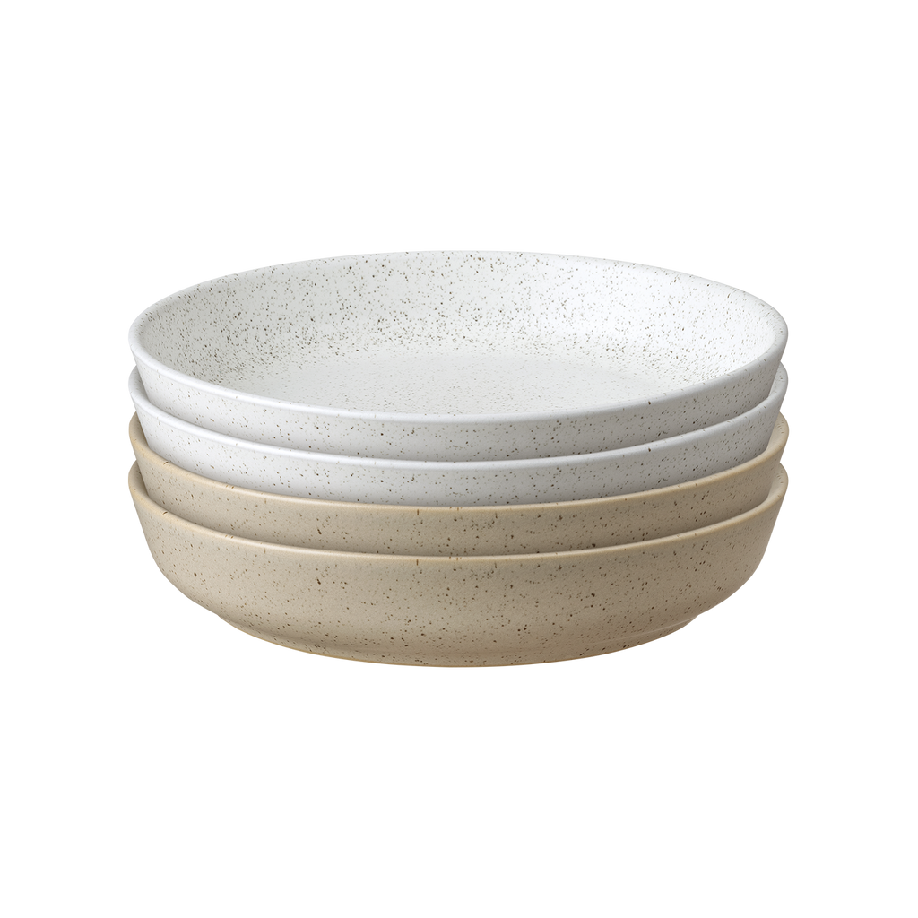 Grain Mixed Set Of 4 Pasta Bowls