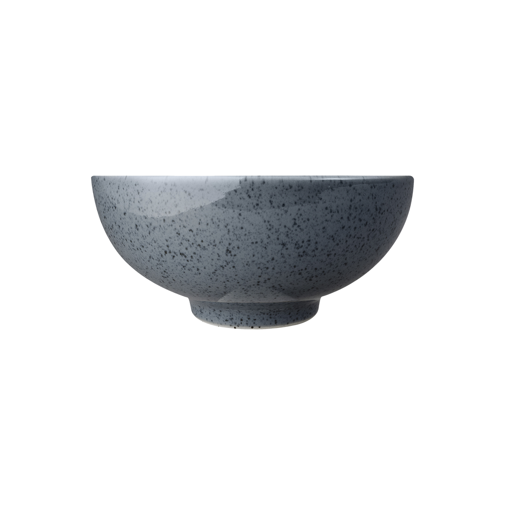Dark Grey Speckle Rice Bowl