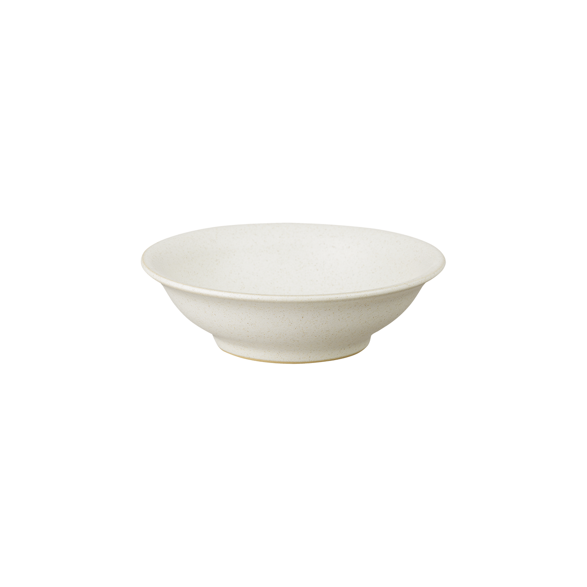 Impression Cream Small Shallow Bowl