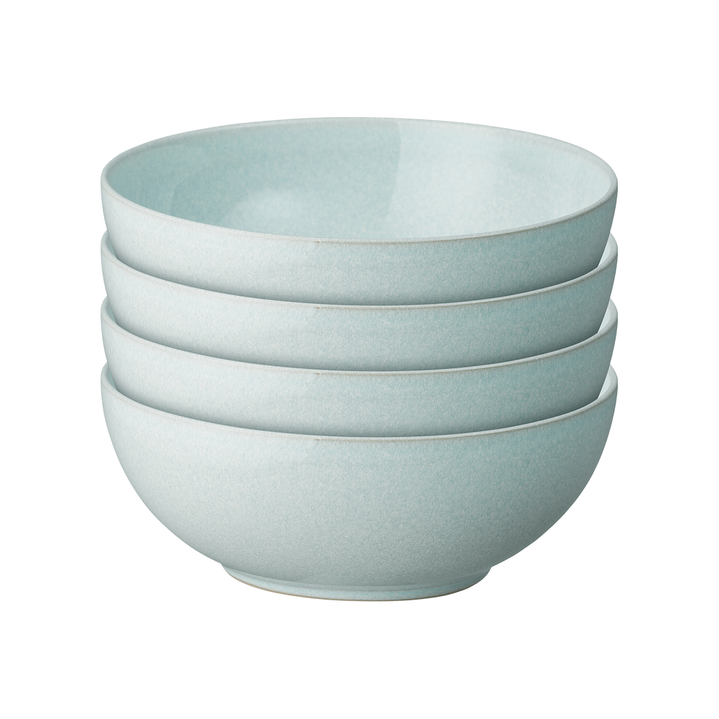Elements Jade Light Green Coupe Cereal Bowls - Set Of 4