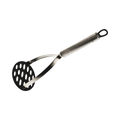 Black Silicone Head Potato Masher