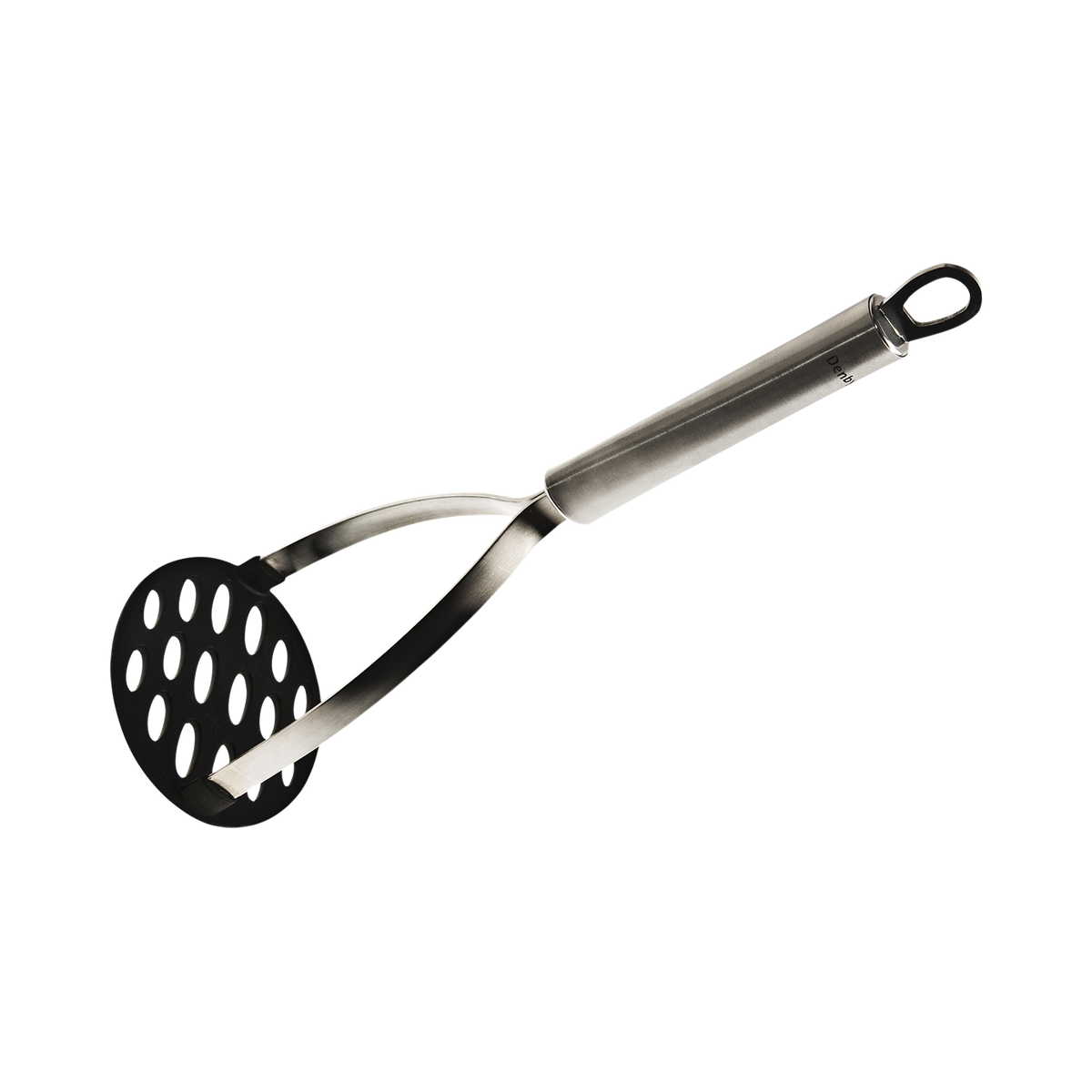 Black Silicone Head Potato Masher
