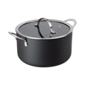 Hard Anodised 24cm Casserole Induction Base (with lid)