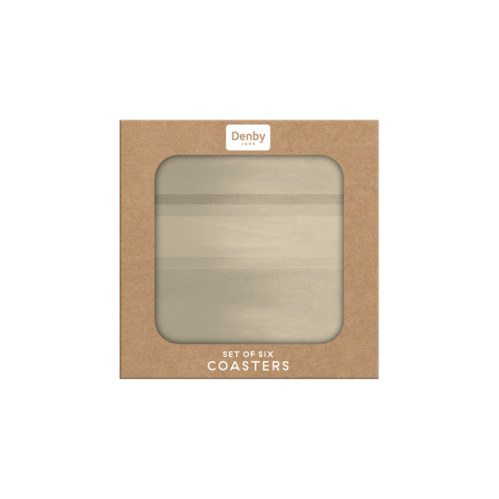 Colours Natural Coasters - Set Of 6