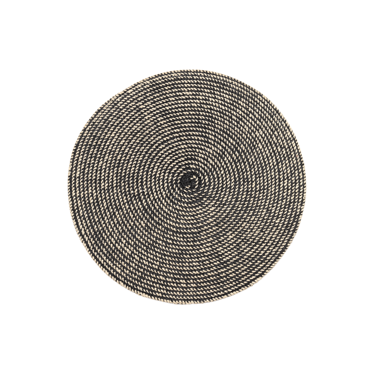 Denby Black Cotton Set Of 4 Placemats