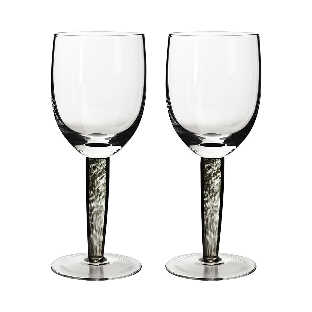 Denby Classic Black Wine Glass - Set Of 2