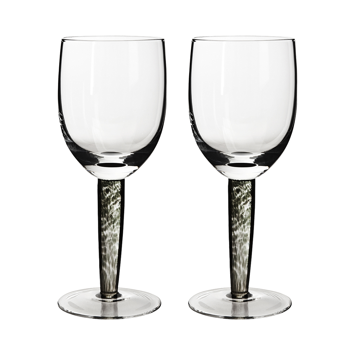 Denby Classic Black Wine Glass - Set Of 2