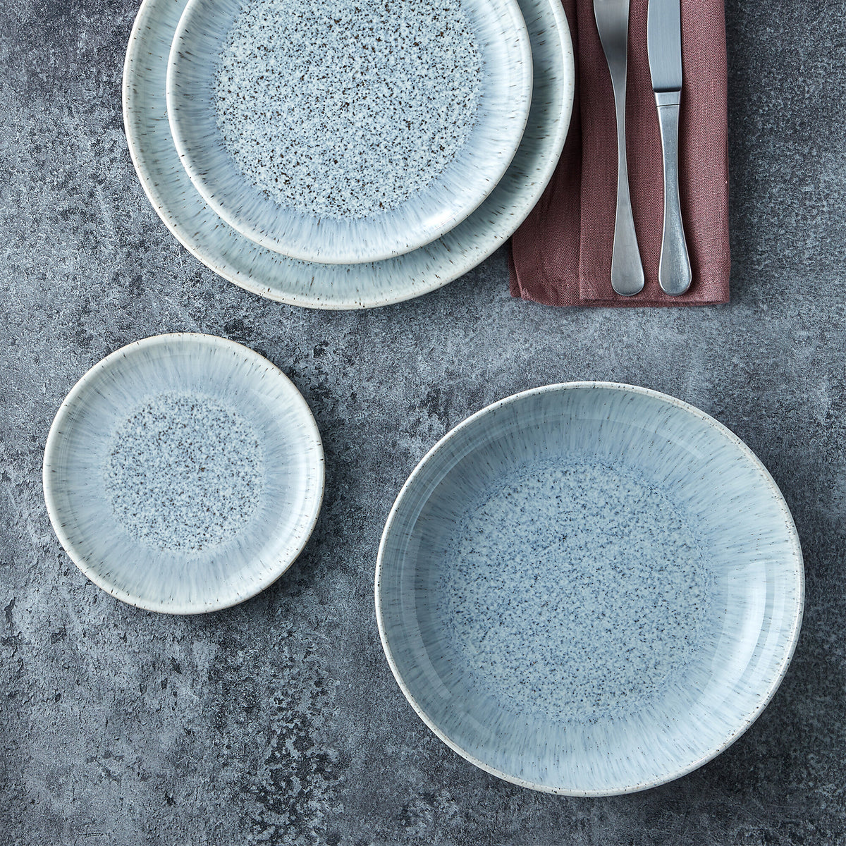 Halo Speckle Pasta Bowl
