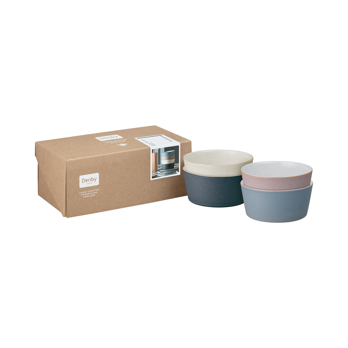 Impression Mixed Straight Bowls - Set Of 4
