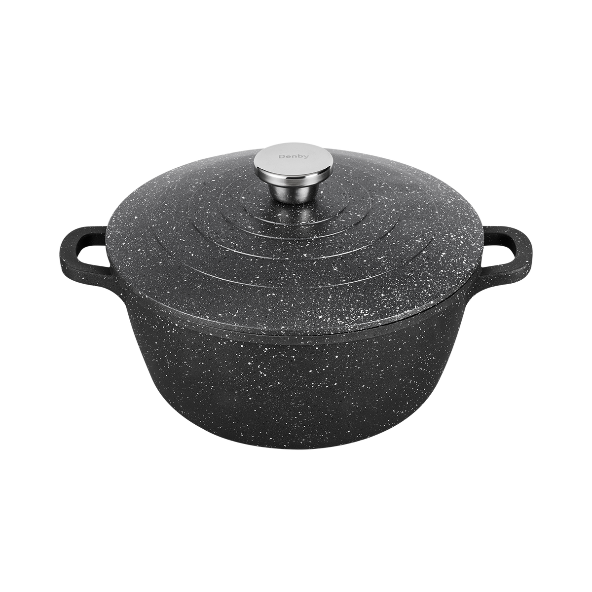 Granite Finish Cast Aluminium 24Cm Casserole Dish