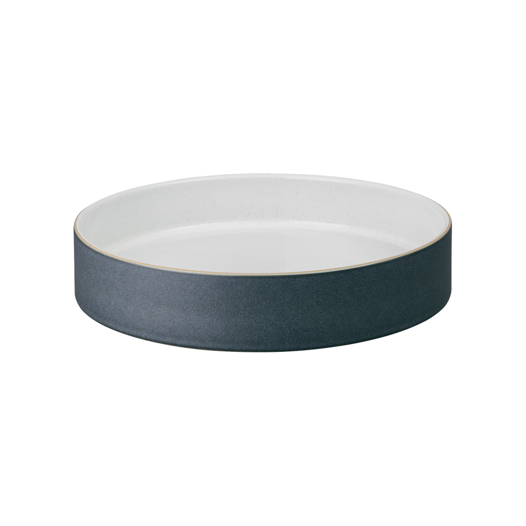 Impression Charcoal Blue Straight Round Tray Seconds