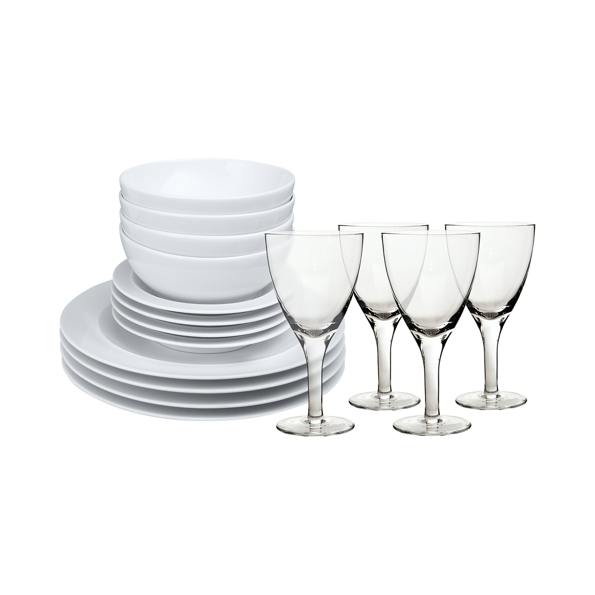 White By Denby 16 Piece Entertaining Set