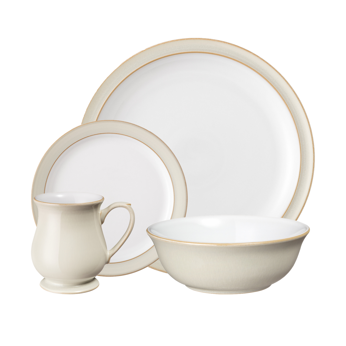 Linen 4 Piece Dinner Set