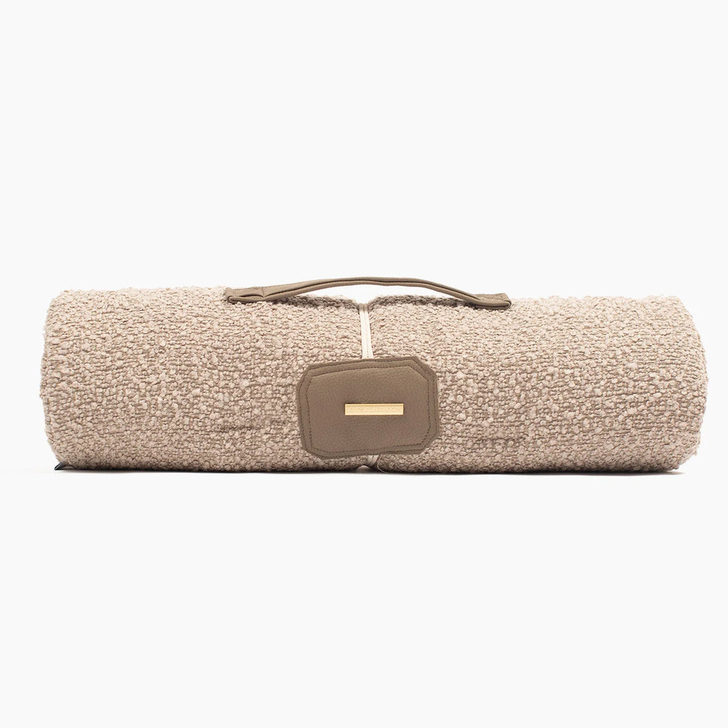 Travel Mat in Mink Boucl