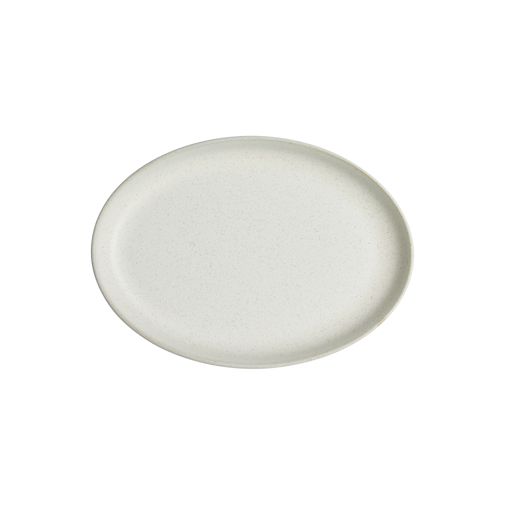 Impression Cream Small Oval Tray Seconds