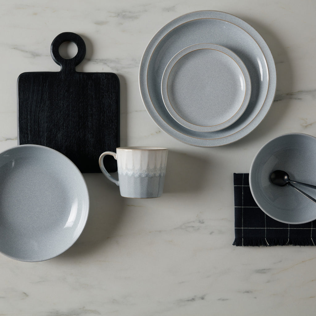 Dove Grey Dinner Plate