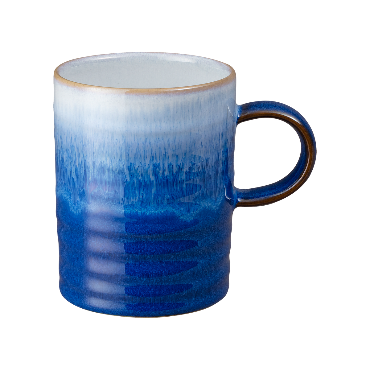 Blue Haze Set Of 2 Ridged Mugs