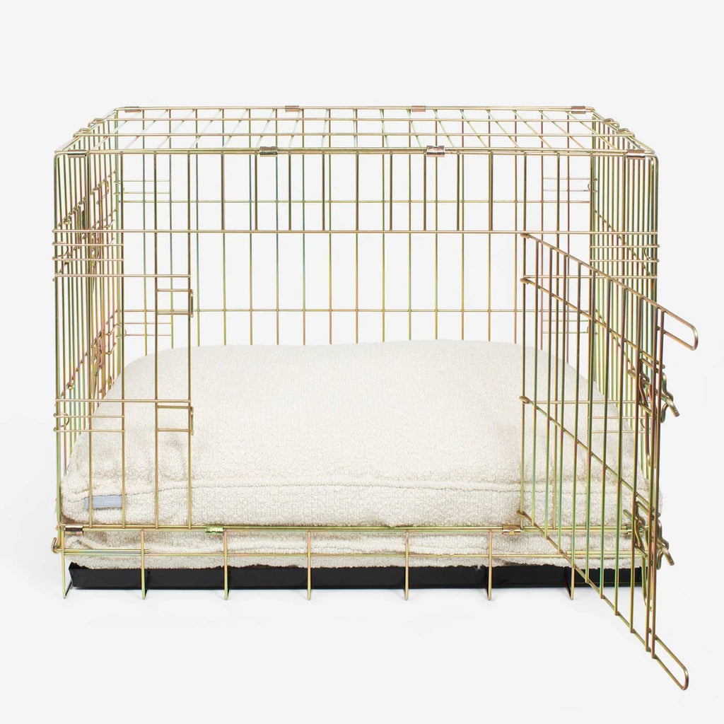 Dog Cushion in Ivory Boucl