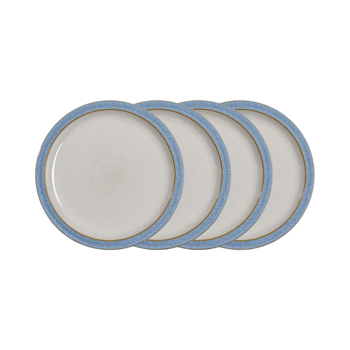 Elements Blue Dinner Plates - Set Of 4