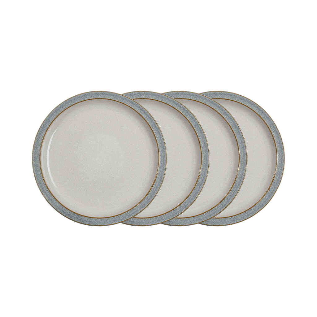 Elements Light Grey Dinner Plates - Set Of 4