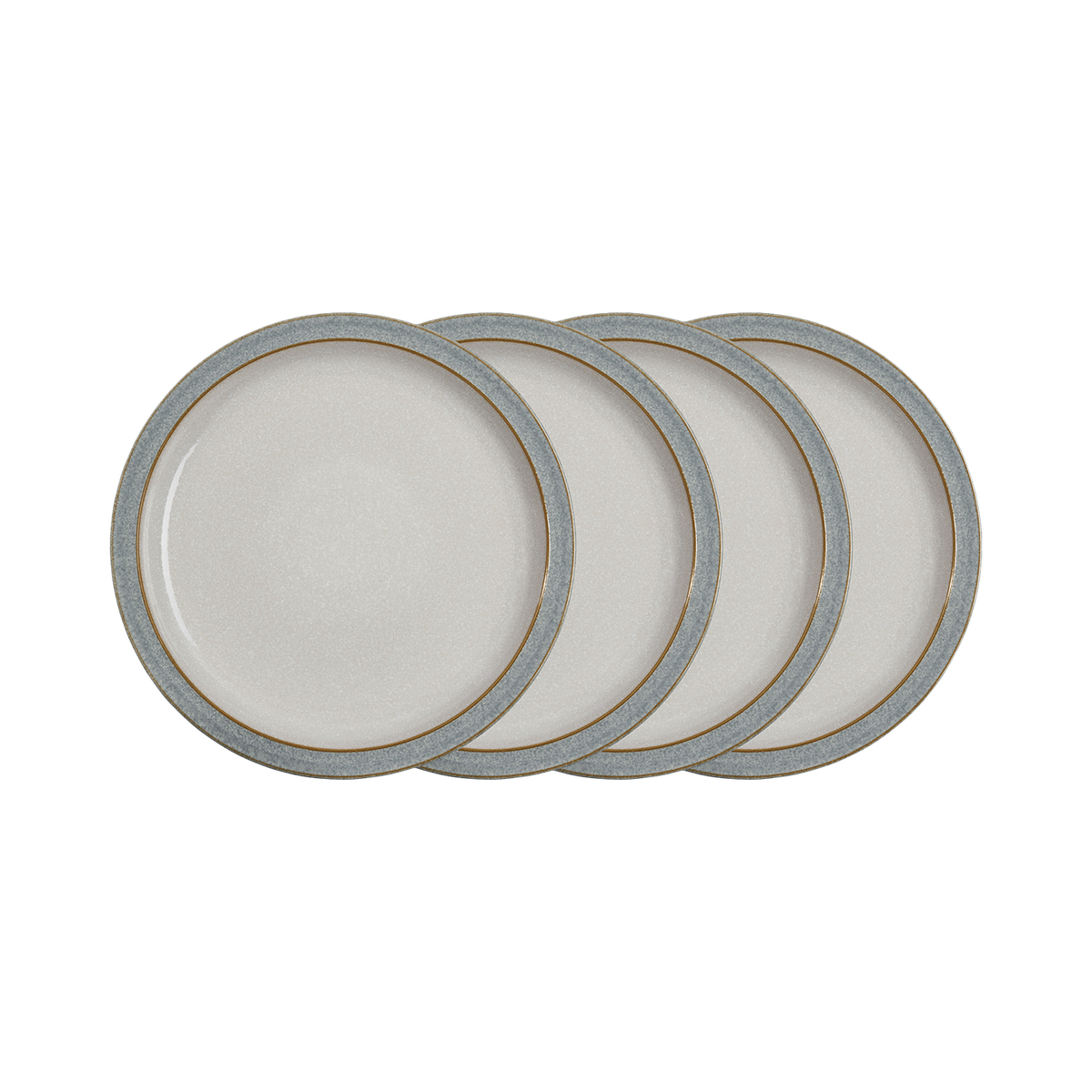 Elements Light Grey Dinner Plates - Set Of 4
