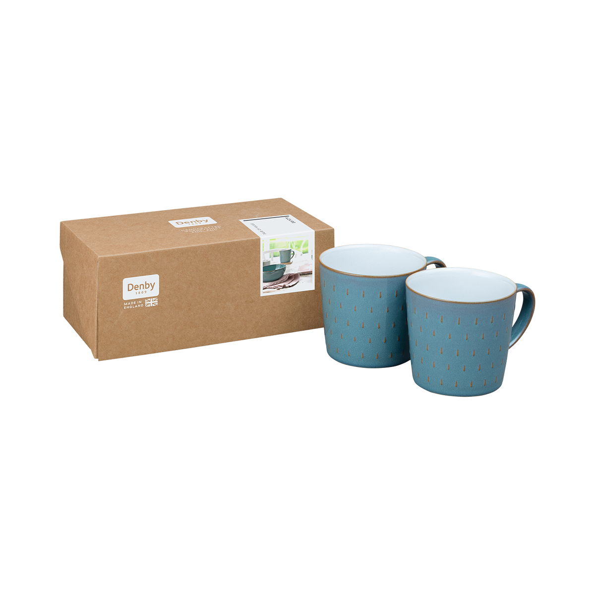 Azure Cascade Mug - Set of 2