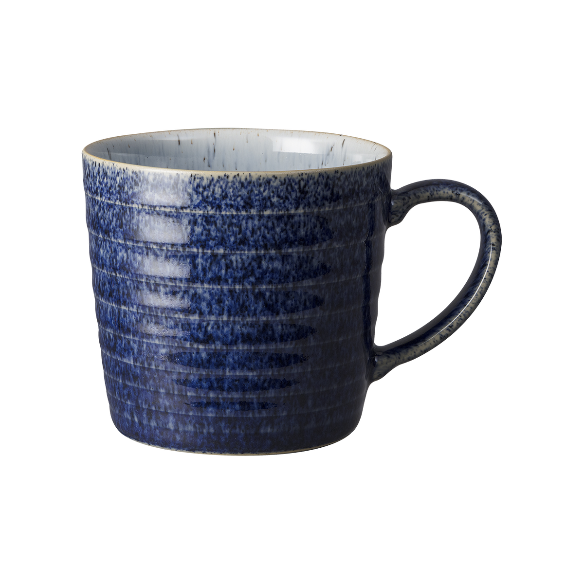 Studio Blue Cobalt/Pebble Ridged Mug