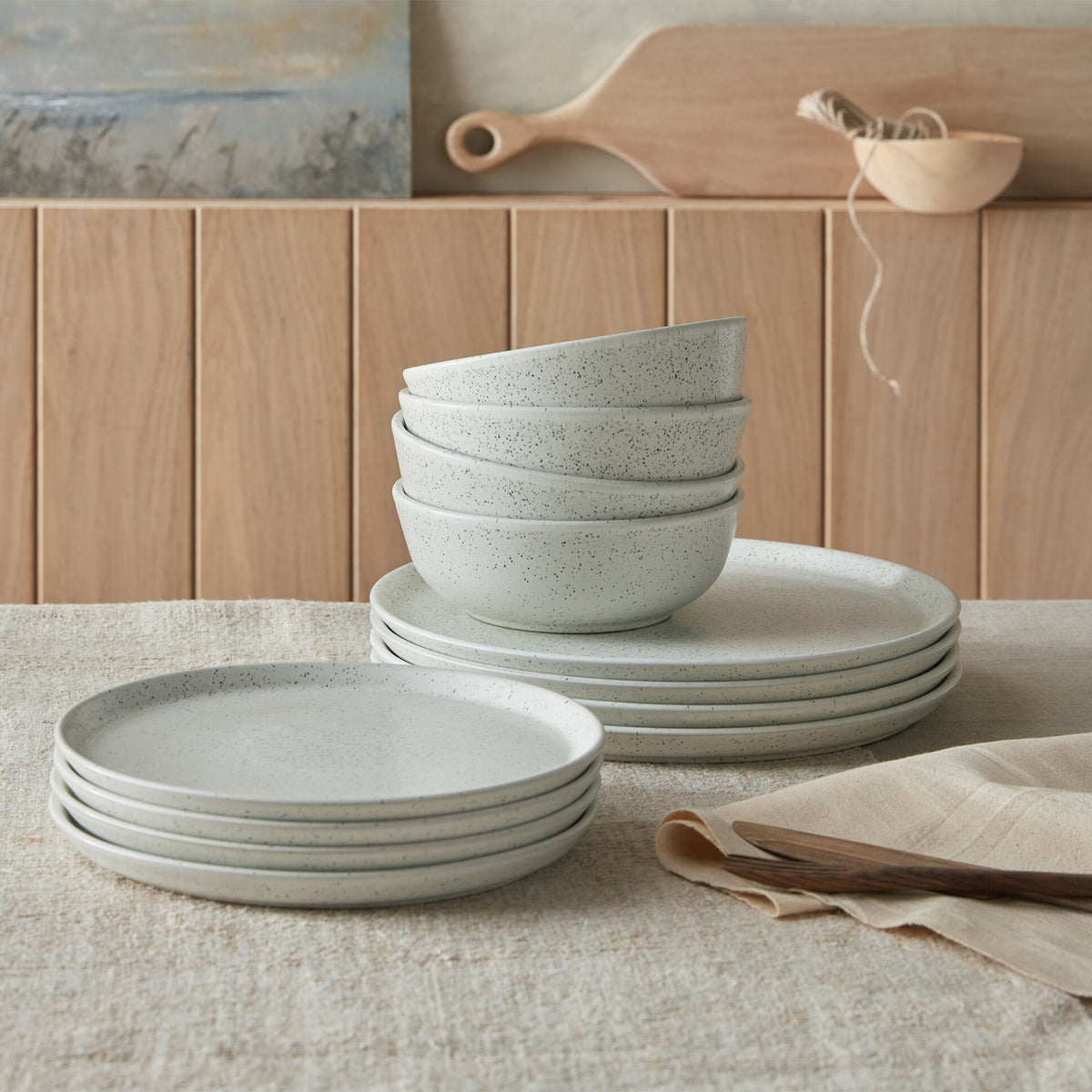 Grain Barley 12 Piece Tableware Set