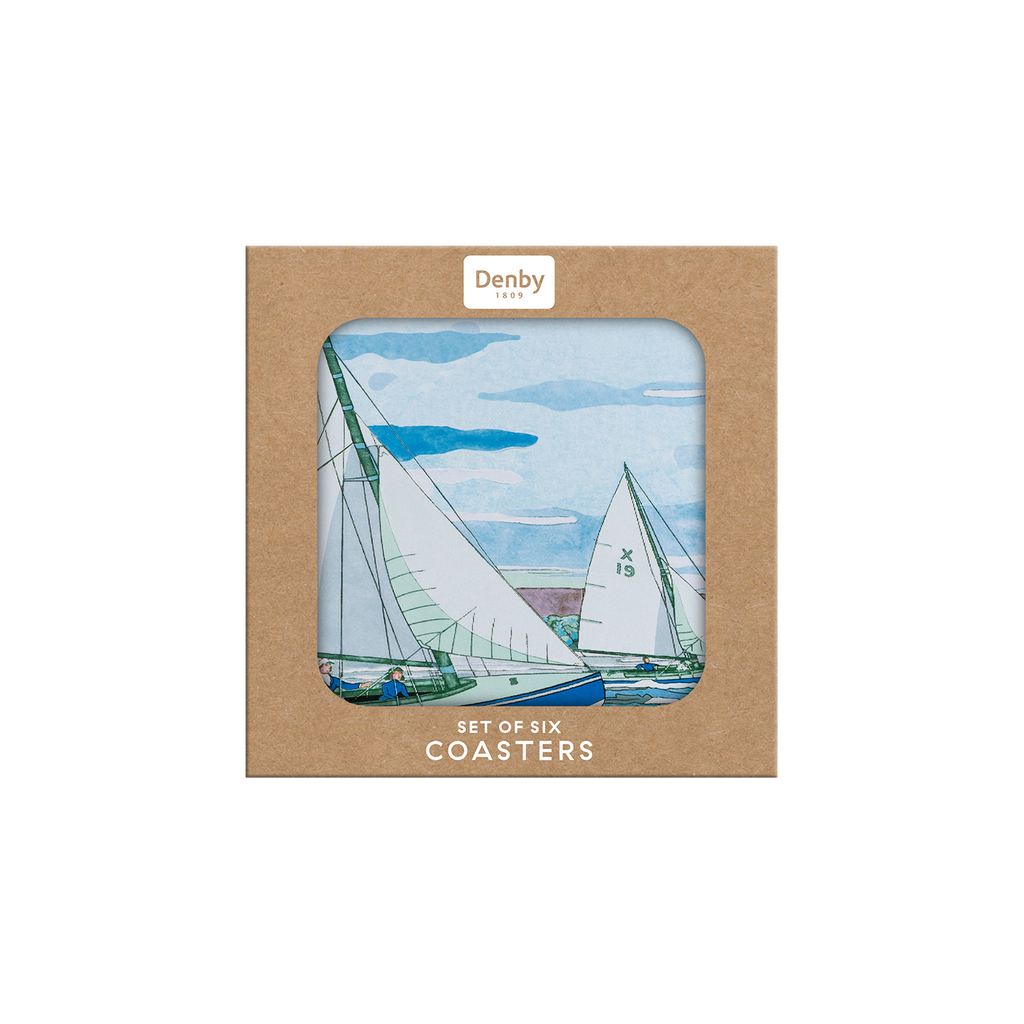 Sailing Coasters Pack Of 6