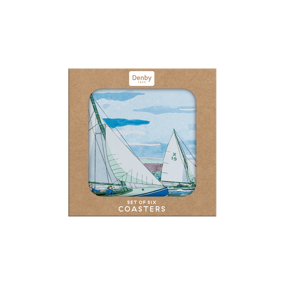 Sailing Coasters Pack Of 6