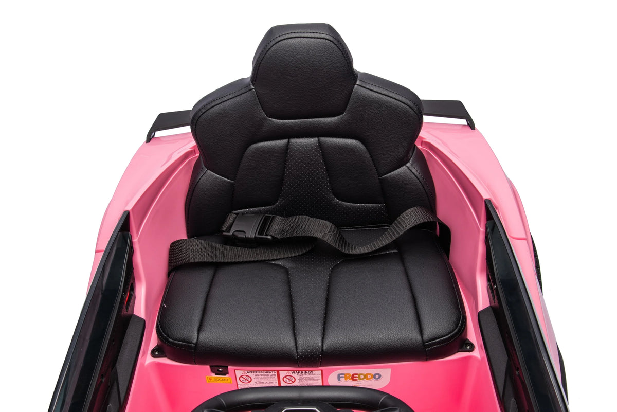 12V Chevrolet Corvette C8 Kids Ride On One Seater Electric Car with RC