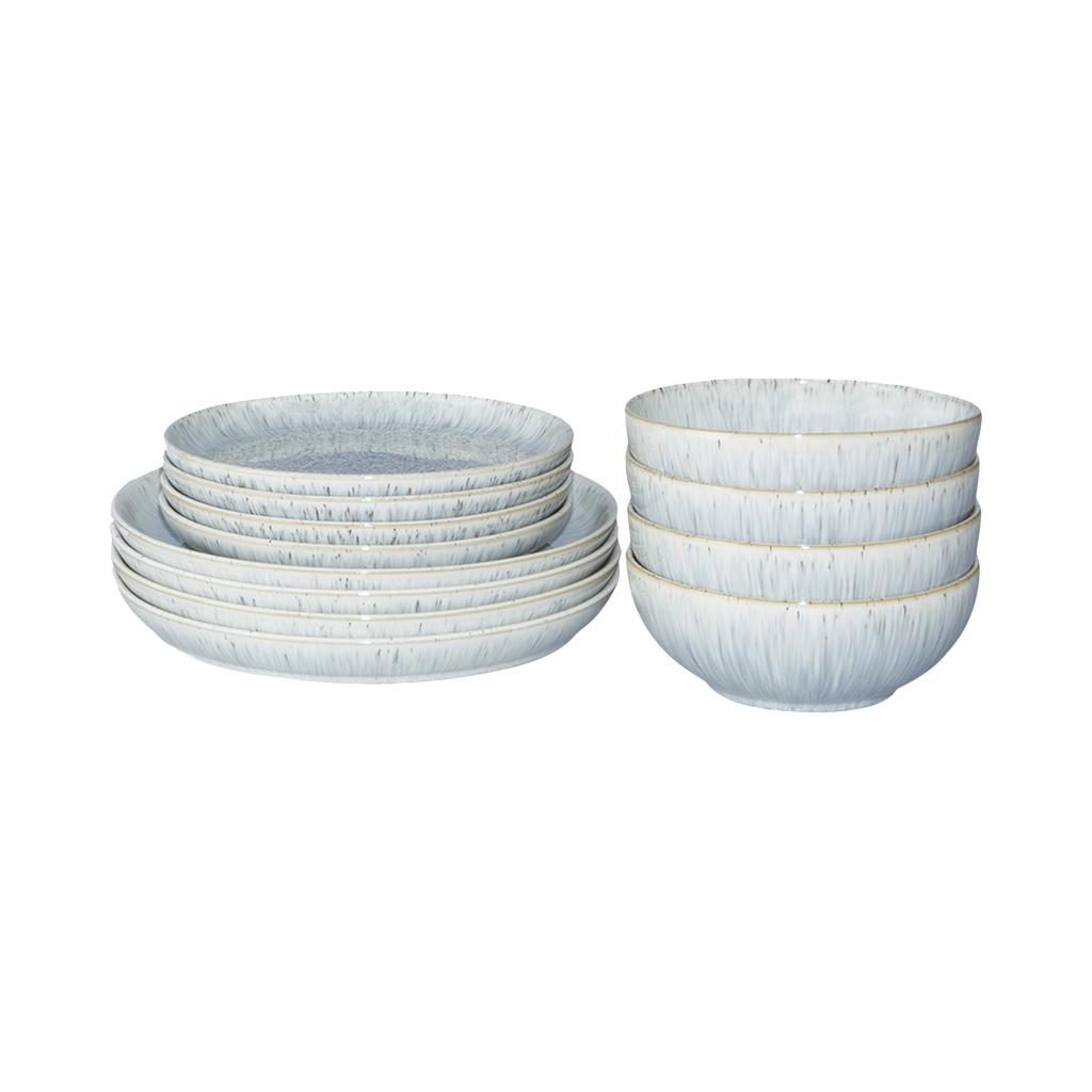 Halo Speckle Coupe 12 Piece Dinner Set