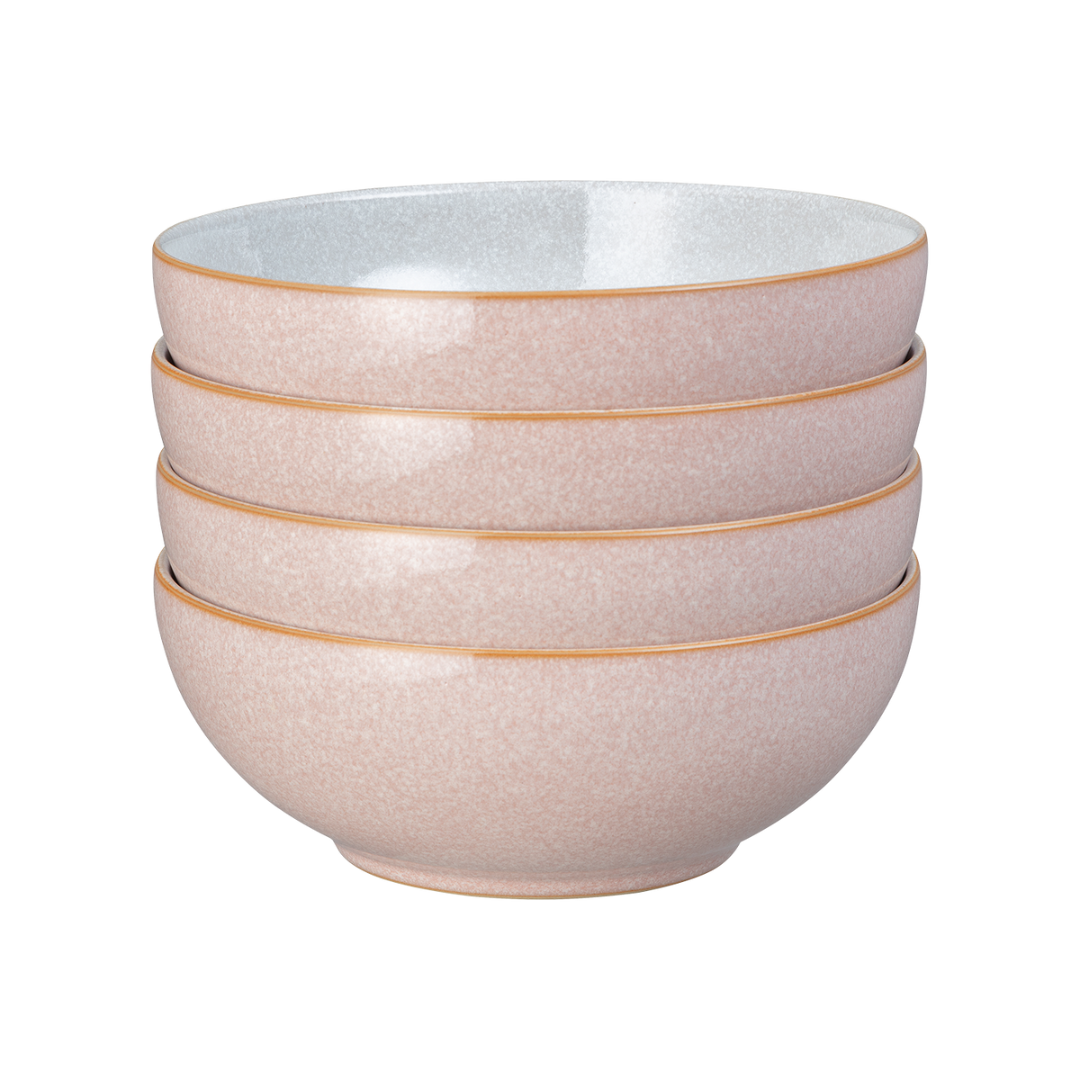 Elements Sorbet Pink Cereal Bowl Set - Set Of 4