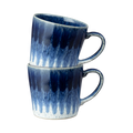 Studio Blue Accent Mugs - Set Of 2