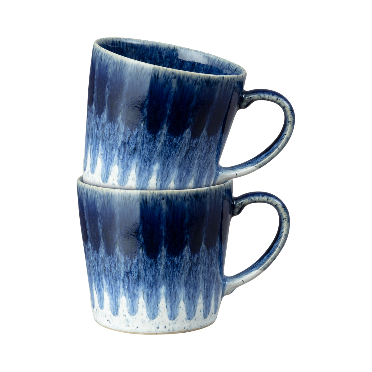 Studio Blue Accent Mugs - Set Of 2