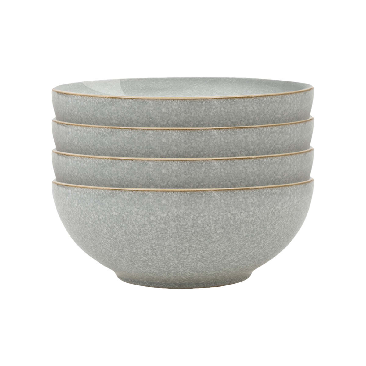 Elements Light Grey Alt Coupe Cereal Bowl - Set Of 4