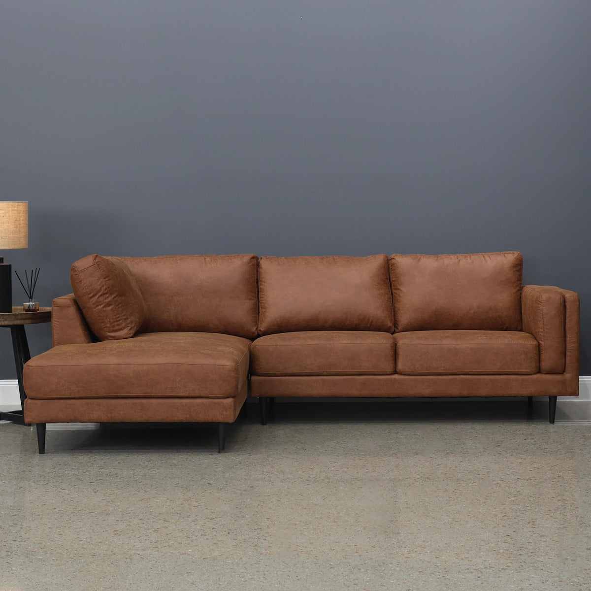 Canberra Sofa Chaise Highland Buff