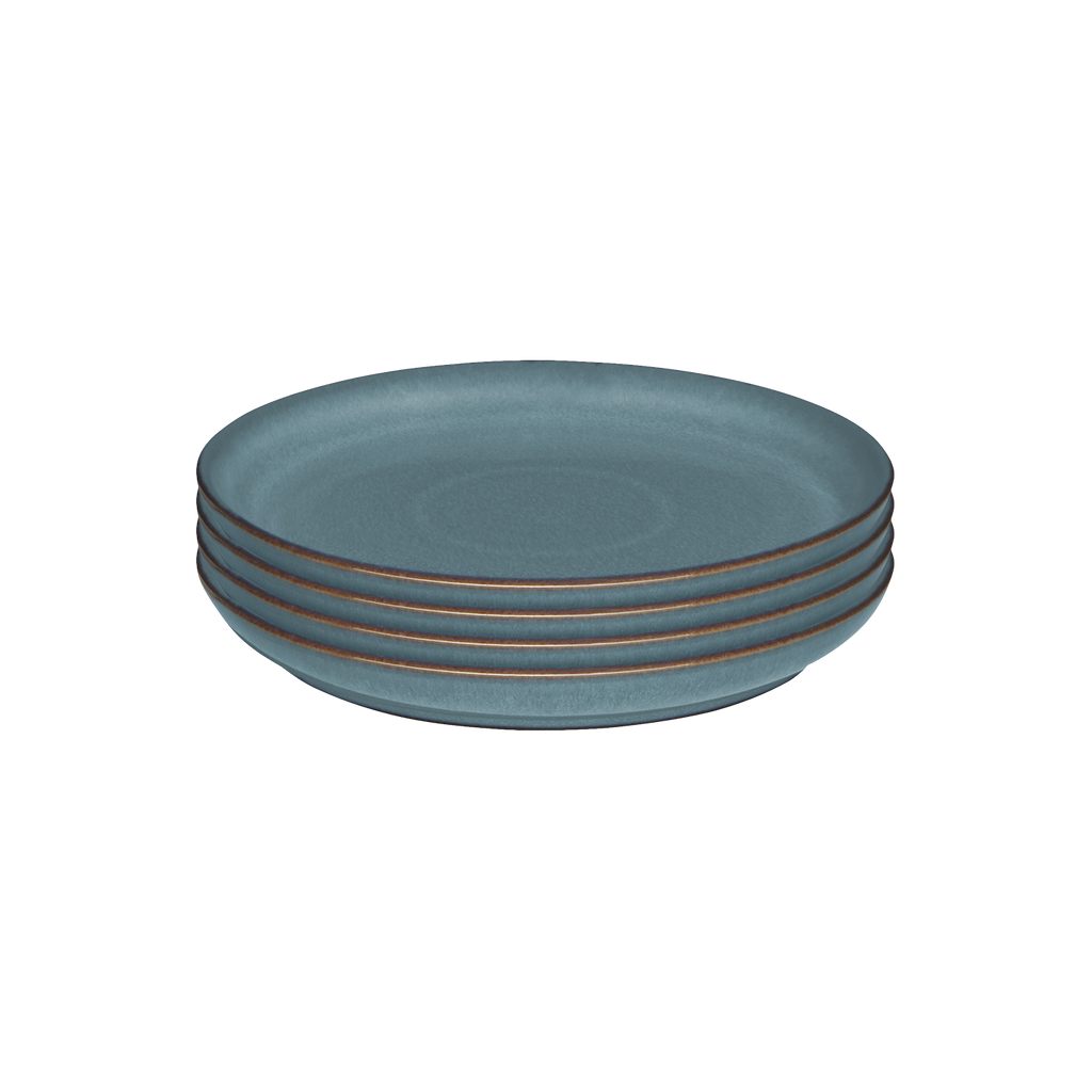 Azure Coupe Medium Plates - Set Of 4
