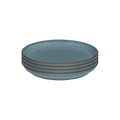 Azure Coupe Medium Plates - Set Of 4