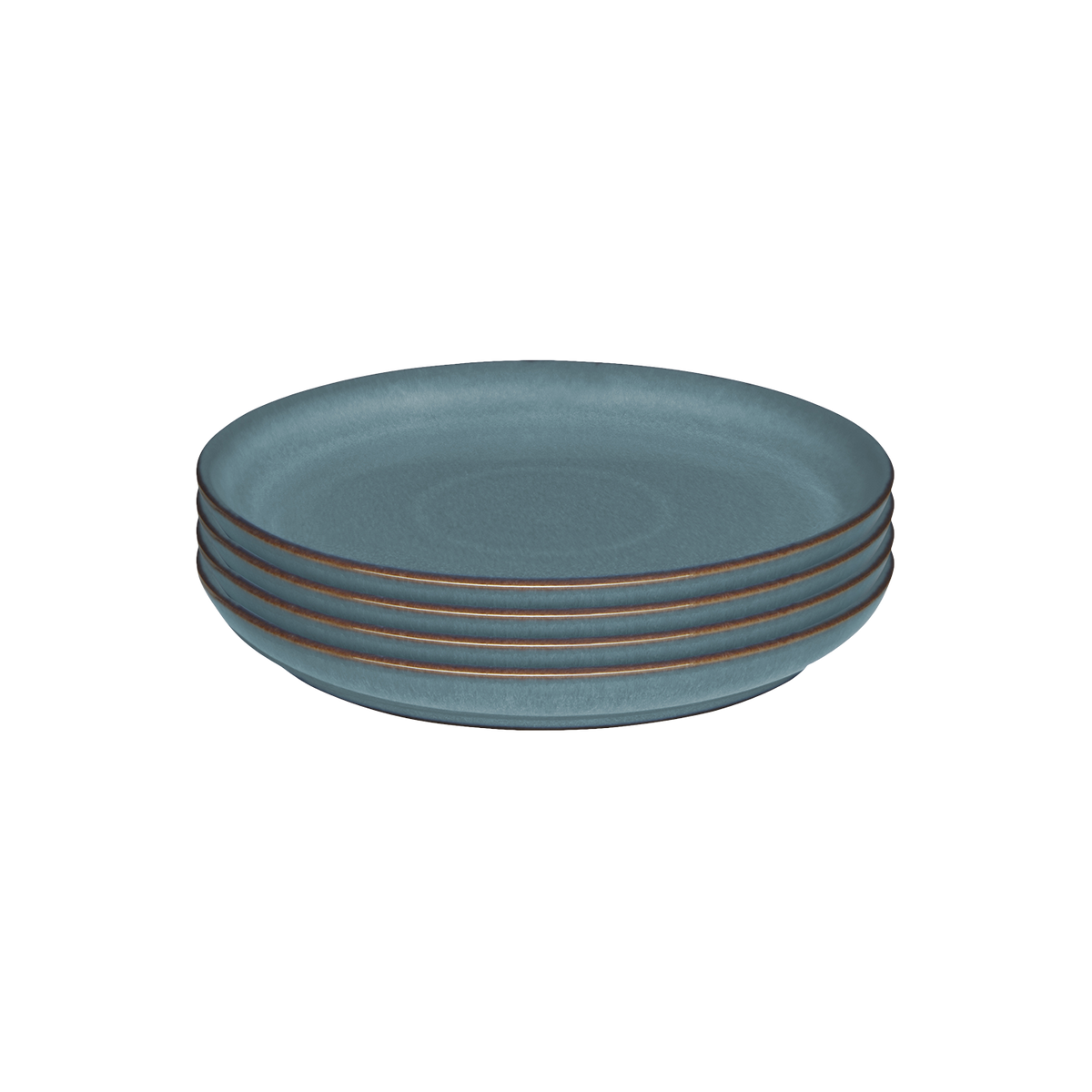 Azure Coupe Medium Plates - Set Of 4