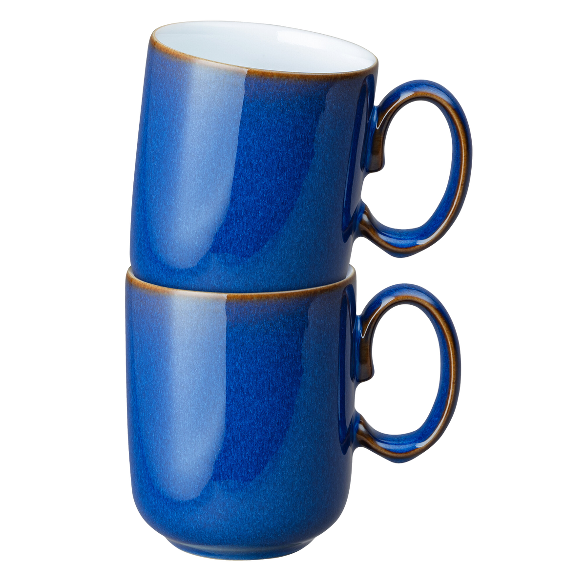 Imperial Blue Set Of 2 Straight Mugs