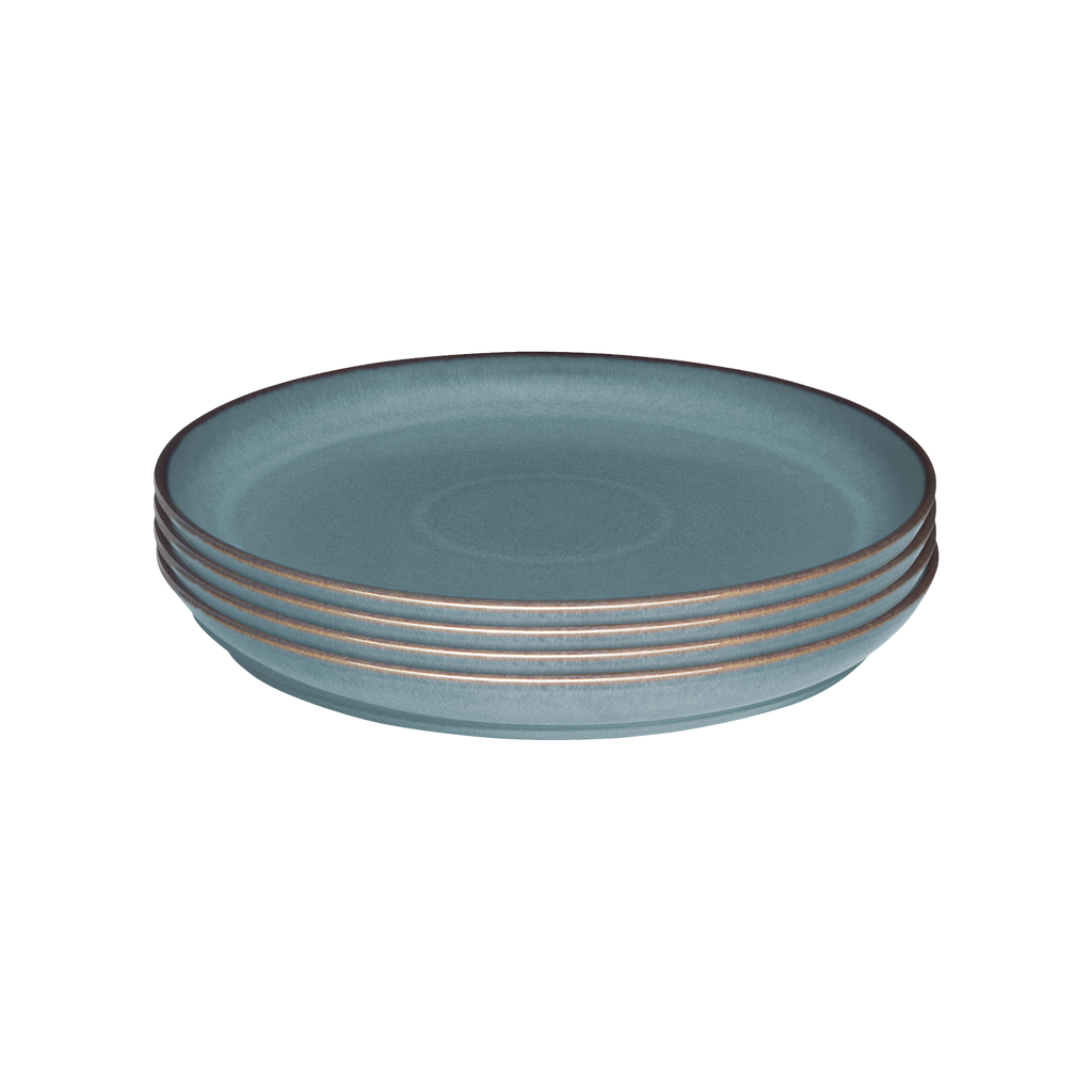 Azure Coupe Dinner Plates - Set Of 4