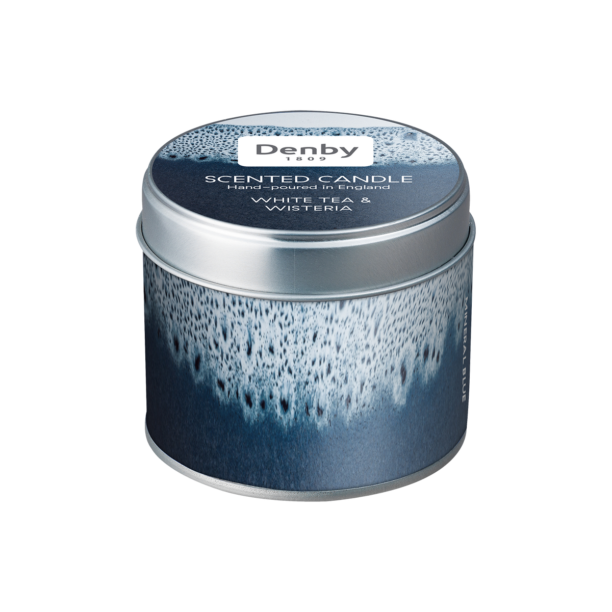 Mineral Blue Candle Tin