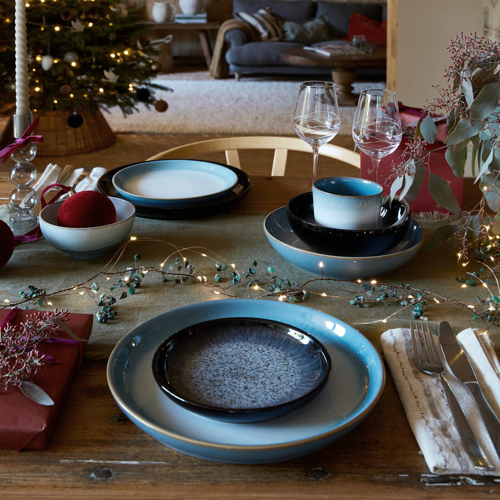 Azure Haze Coupe Dinner Plates - Set Of 4