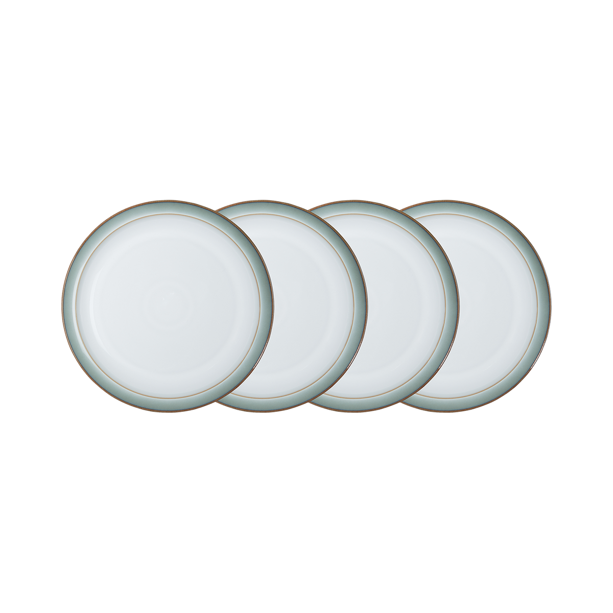 Regency Green Medium Plates - Set Of 4