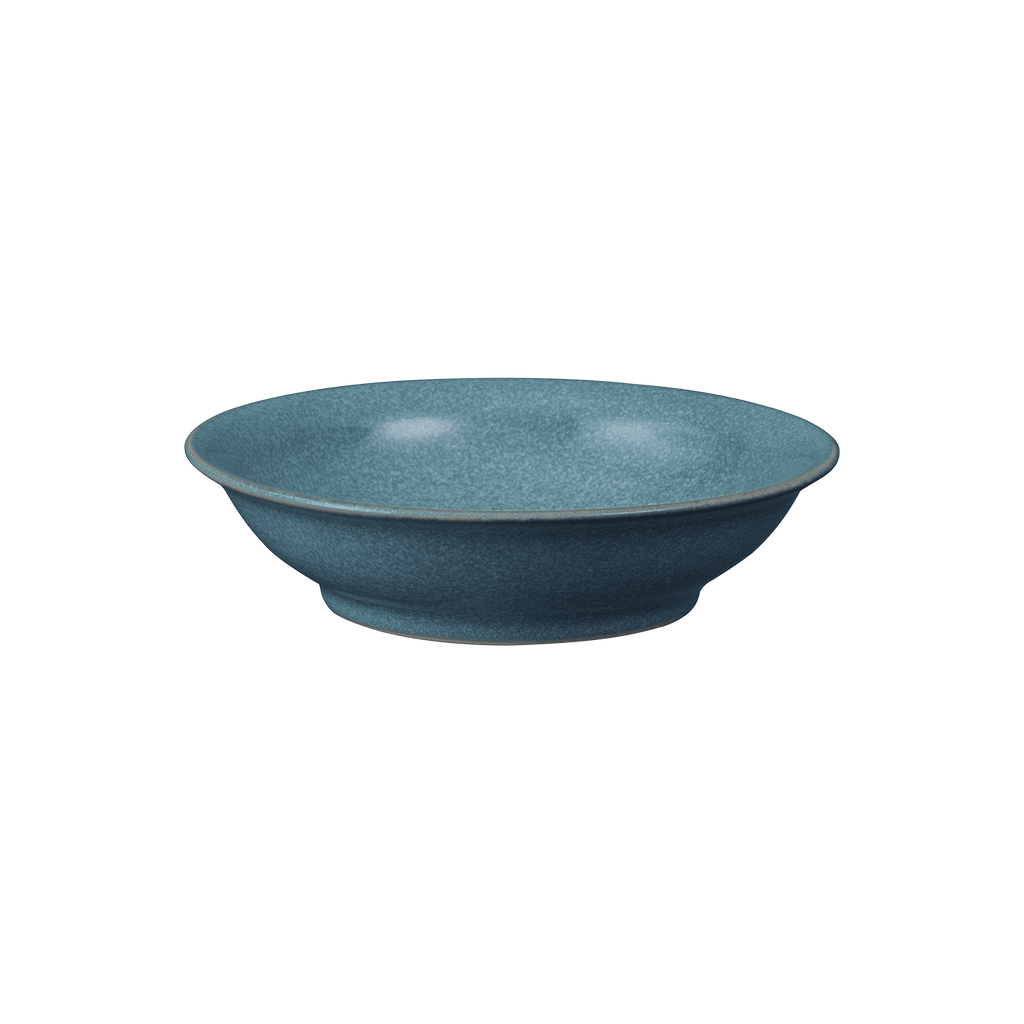 Elements Jade Dark Green Medium Shallow Bowl