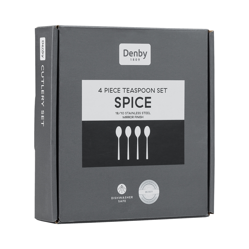 Spice Black Teaspoons - Set Of 4