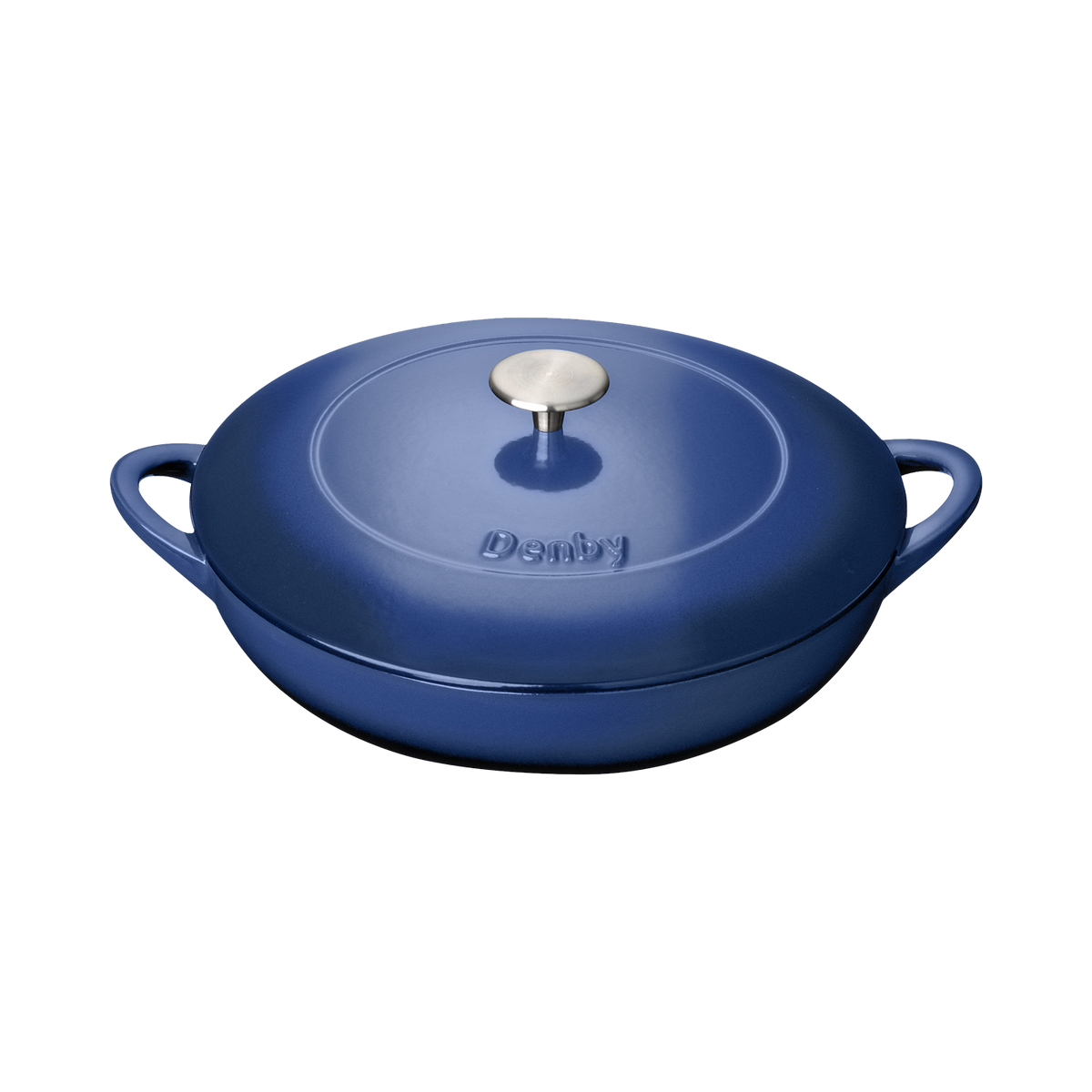 Cobalt 30cm Shallow Cast Iron Casserole