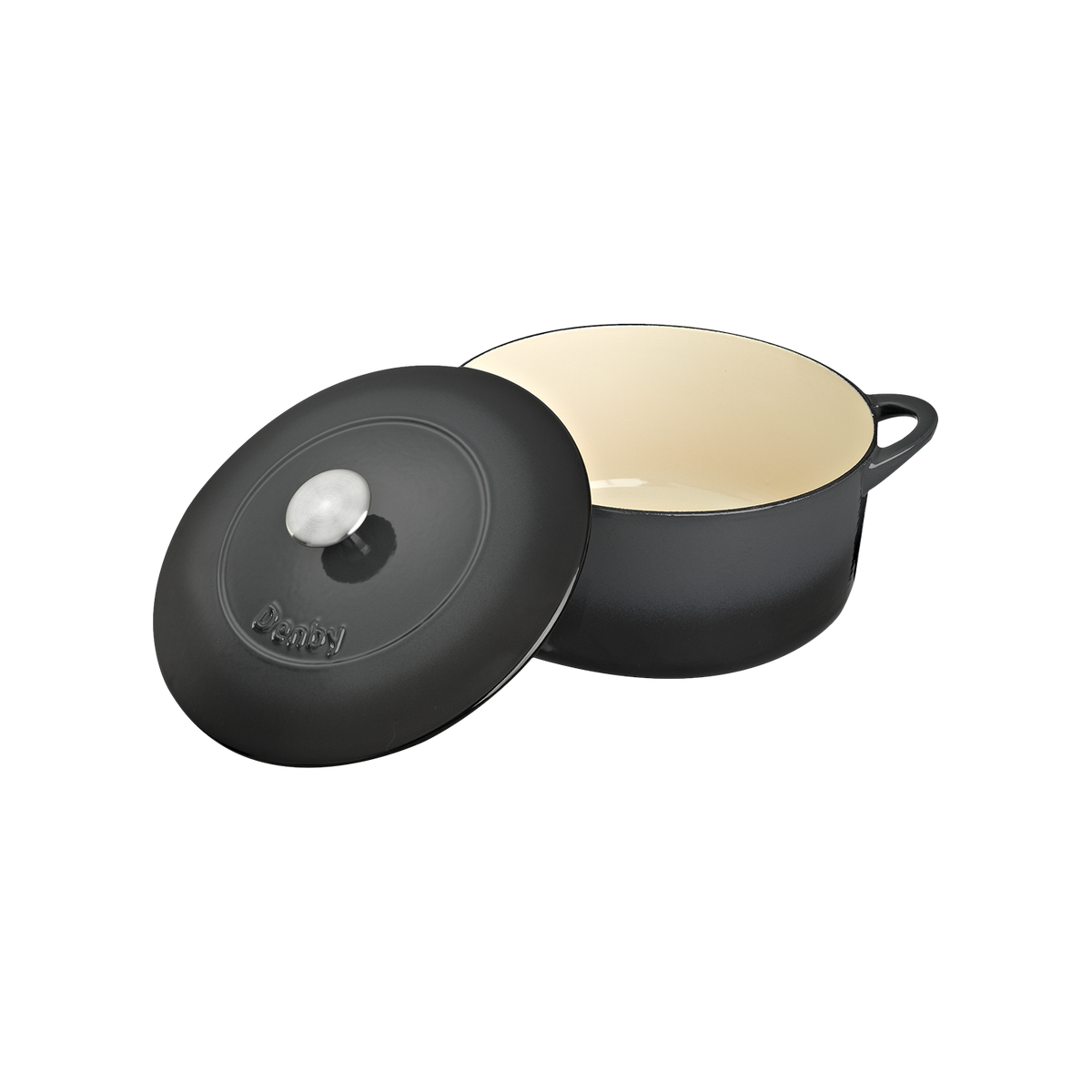 Denby Halo Cast Iron 26Cm Round Casserole