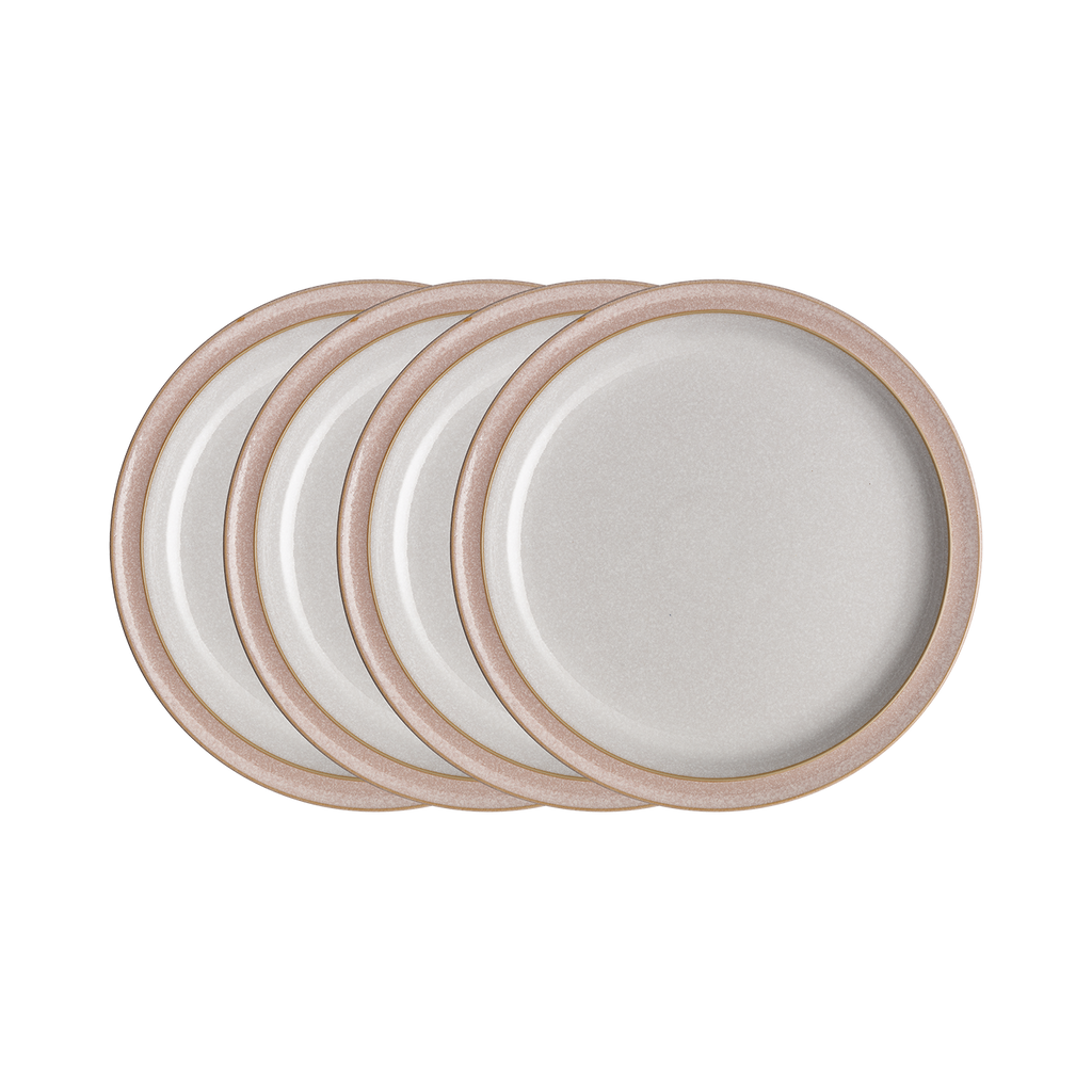 Elements Sorbet Pink Dinner Plate Set - Set Of 4
